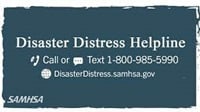 Disaster Distress Hotline